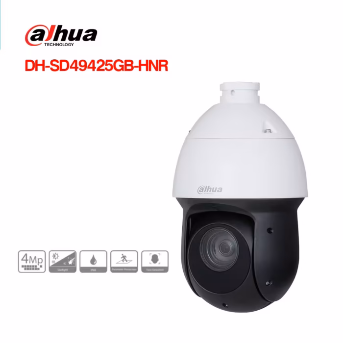 DAHUA SD4D425MB-HNR 4MP WizSense PTZ камера с интелигентно разпознаване на хора и превозни средства