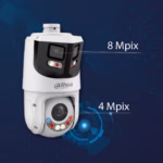 DAHUA SDT4E425-8P-GB-APV1 8+4MP двойна камера за едновременно панорамно наблюдение и детайлно приближаване