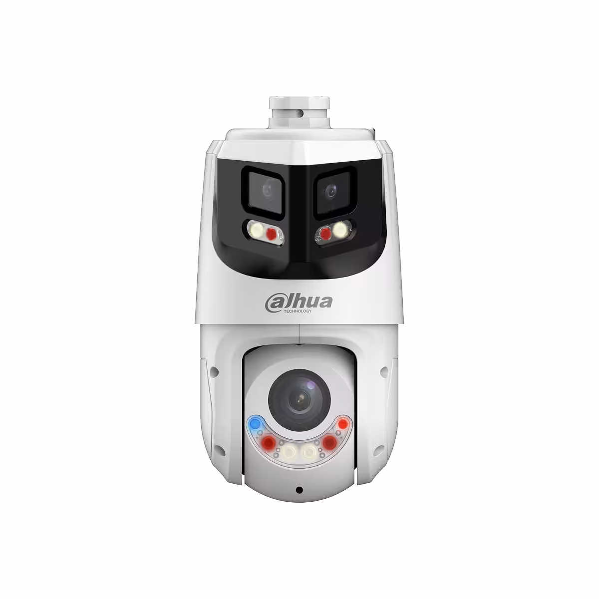 DAHUA SDT4E425-8P-GB-APV1 8+4MP панорамна PTZ камера с 25x оптично увеличение DAHUA SDT4E425-8P-GB-APV1 8+4MP TiOC камера с панорамен канал и автоматично проследяване на нарушители