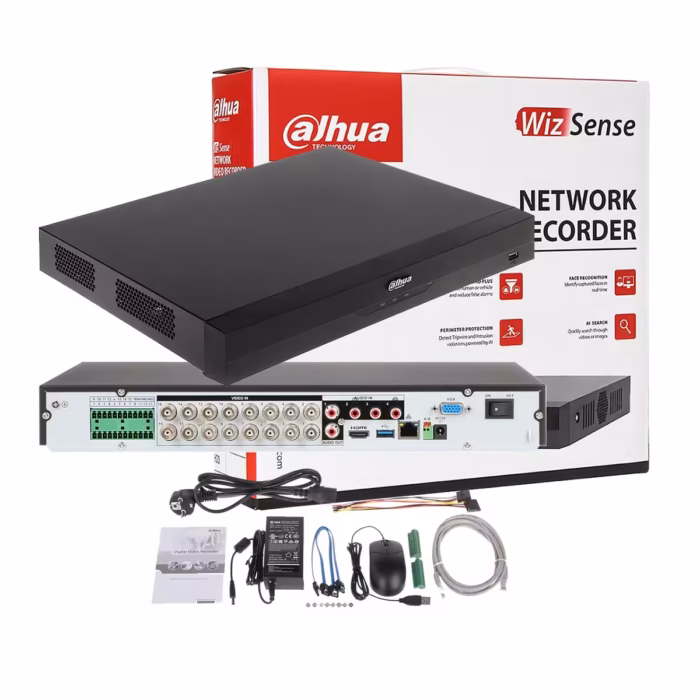 DAHUA XVR5216A-4KL-I3 16-ch рекордер с SMD Plus за интелигентно разпознаване на хора и автомобили