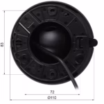 DAHUA IPC-HDW1439V-A-IL 4MP камера с инфрачервена и топла светлина до 30 метра