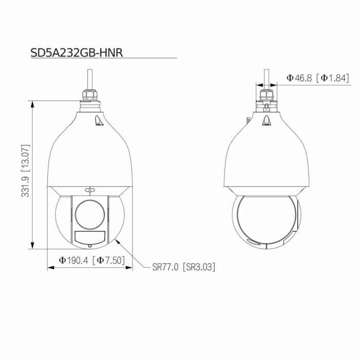 DAHUA SD5A232GB-HNR 2MP PTZ камера с Auto Tracking 3.0 за автоматично проследяване на важни цели