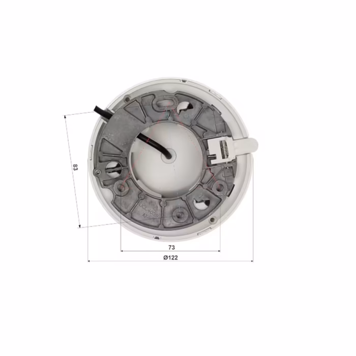 DAHUA HAC-HDW1231TMQ-A-0280B HDCVI камера с широк 2.8 мм обзор за входове, дворове и търговски обекти