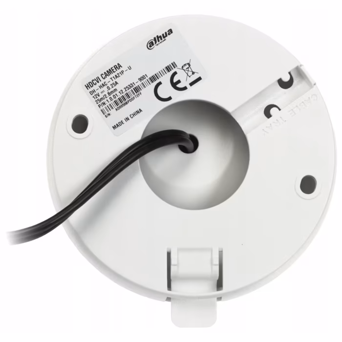DAHUA HAC-T1A21-U-0280B HDCVI камера с избор между CVI, TVI, AHD и стандартен аналогов видео сигнал