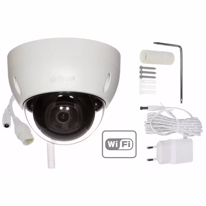 DAHUA IPC-HDBW1230DEP-SW-0280B 2MP IP камера с безжична връзка и ефективна H.265 видео компресия