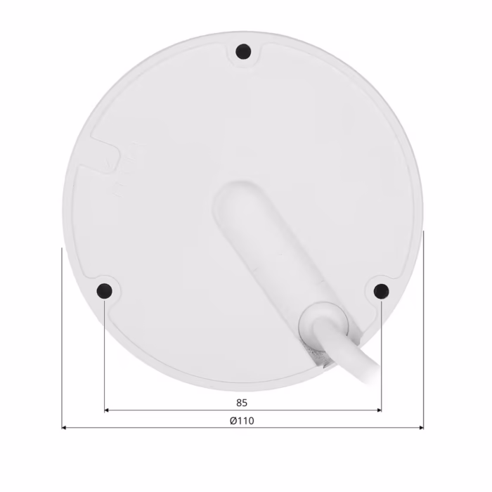 DAHUA IPC-HDBW1239E1-A-IL-0280B-S6 2MP IP камера с вграден микрофон и PoE захранване