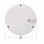 DAHUA IPC-HDBW2841R-ZAS-27135 8MP куполна камера с PoE, IP67 и IK10 за входове, паркинги и бизнес обекти