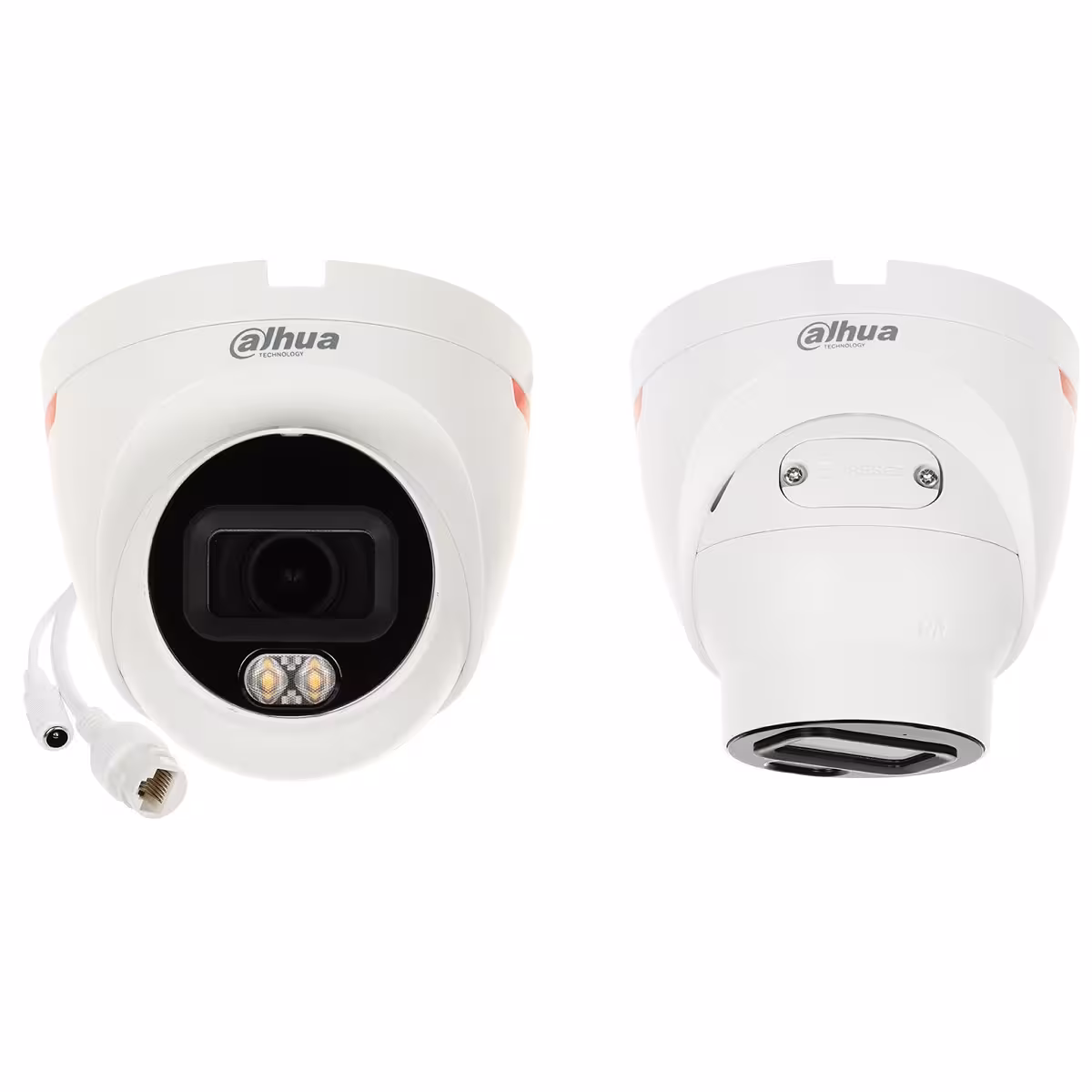 DAHUA IPC-HDW2249T-S-LED-0280B-PRO 2MP WizSense камера с 2.8 мм обектив и цветно нощно виждане DAHUA IPC-HDW2249T-S-LED-0280B-PRO Full HD камера с топла LED светлина за запазване на цветни детайли при ниска осветеност