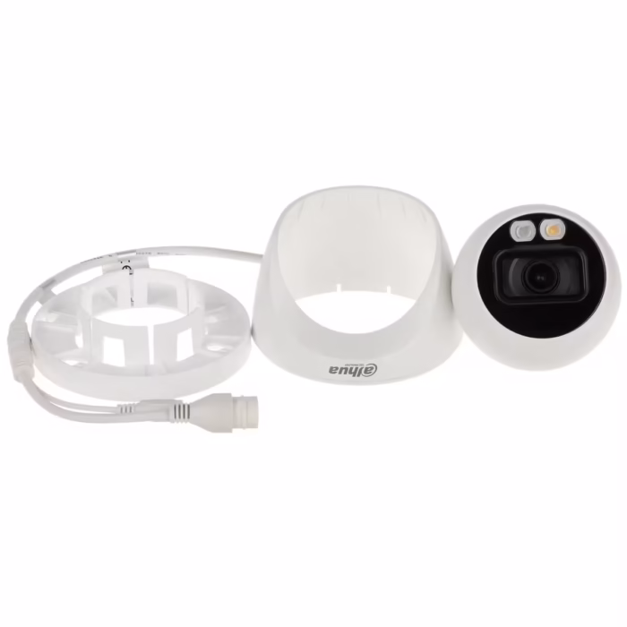 DAHUA IPC-HDW2449T-S-IL-0280B мрежова камера с 2.8 мм широк обзор, вграден микрофон, PoE и локален запис