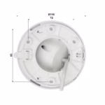 DAHUA IPC-HDW2449T-S-IL-0280B външна 4MP eyeball камера със Smart Dual Light, WDR 120 dB и защита IP67