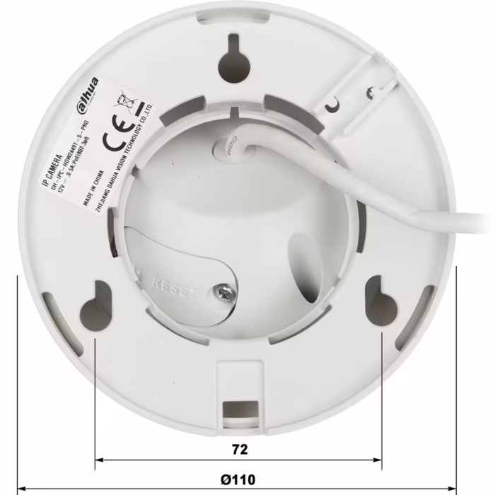 DAHUA IPC-HDW2849T-S-LED-0280B-PRO интелигентна 8MP камера с разпознаване на хора и моторни превозни средства