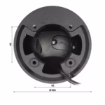 DAHUA IPC-HDW3541EM-S-0280B-S2-BLACK 5MP мрежова камера с вграден микрофон, PoE и карта памет до 256 GB