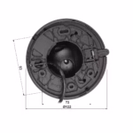 DAHUA IPC-HDW5541TM-ASE-0280B-S3-BLACK интелигентна камера с анализ на хора и моторни превозни средства