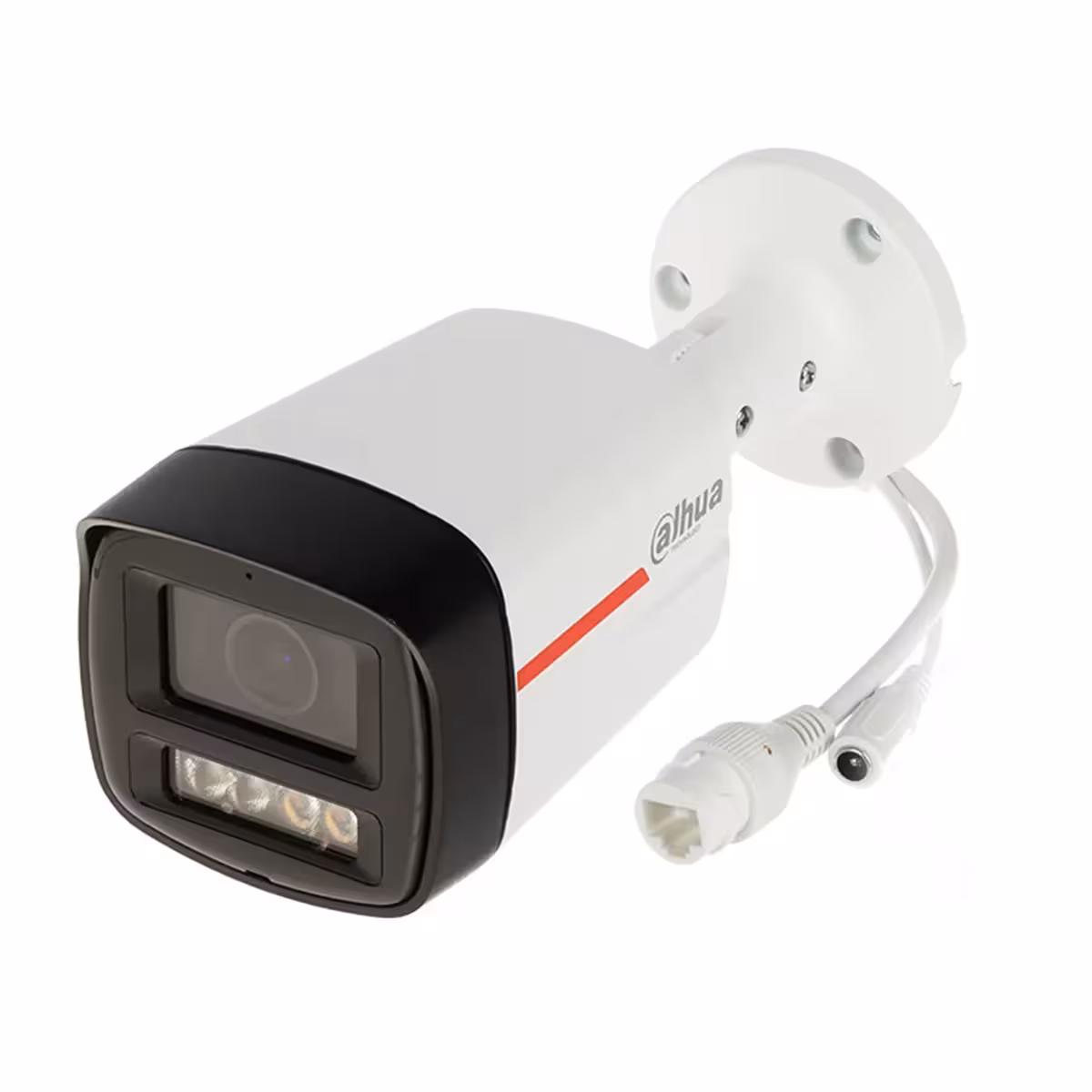 DAHUA IPC-HFW2649TL-S-LED-0280B-PRO 6MP камера с цветно нощно виждане DAHUA IPC-HFW2649TL-S-LED-0280B-PRO камера с широк обектив 2.8 мм за входове, дворове и паркинги