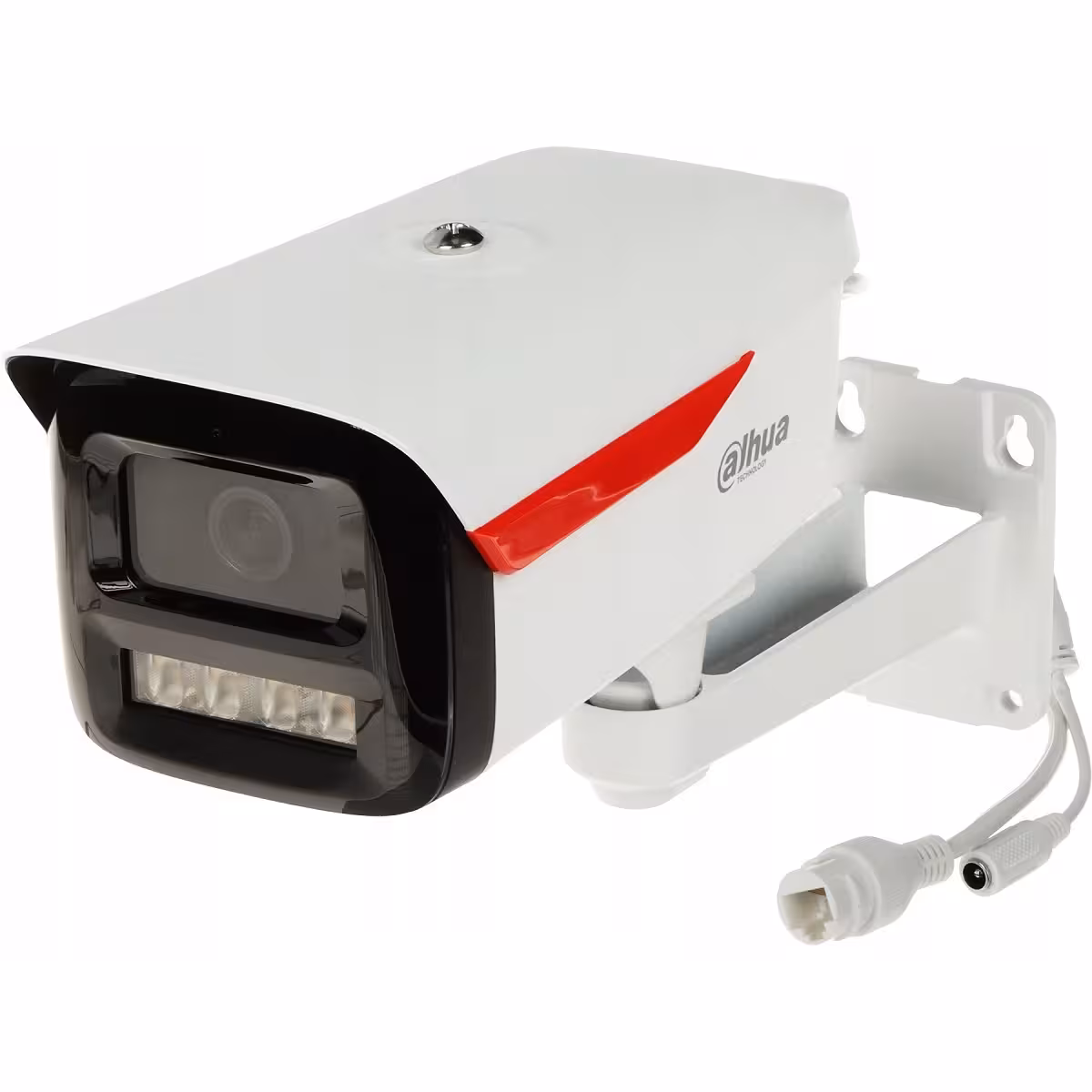 DAHUA IPC-HFW2849M-S-LED-0360B-B-PRO 8MP 4K камера с 3.6 мм обектив и цветно нощно виждане DAHUA IPC-HFW2849M-S-LED-0360B-B-PRO 8MP WizSense камера с топла LED светлина за цветна картина при ниска осветеност