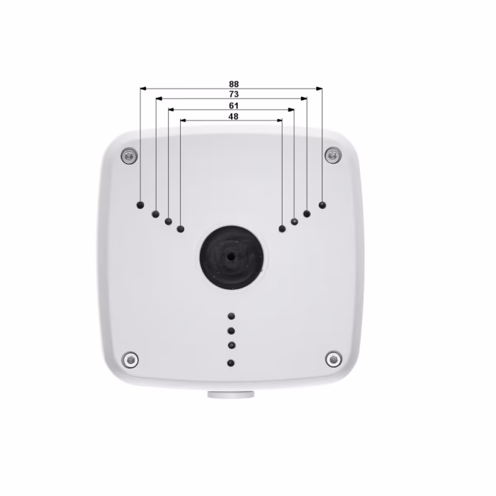 DAHUA PFA122 Water-proof Junction Box водоустойчива монтажна кутия за камери Dahua с защитено пространство за кабели и конектори