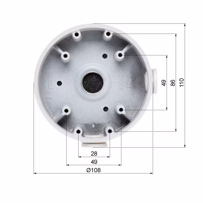 DAHUA PFA139 Waterproof Junction Box кутия за подредено CCTV окабеляване и чист външен монтаж на камера