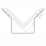 DAHUA PFA151 Corner Mount Bracket монтажен адаптер за CCTV камера при наблюдение около ъгъл на обект