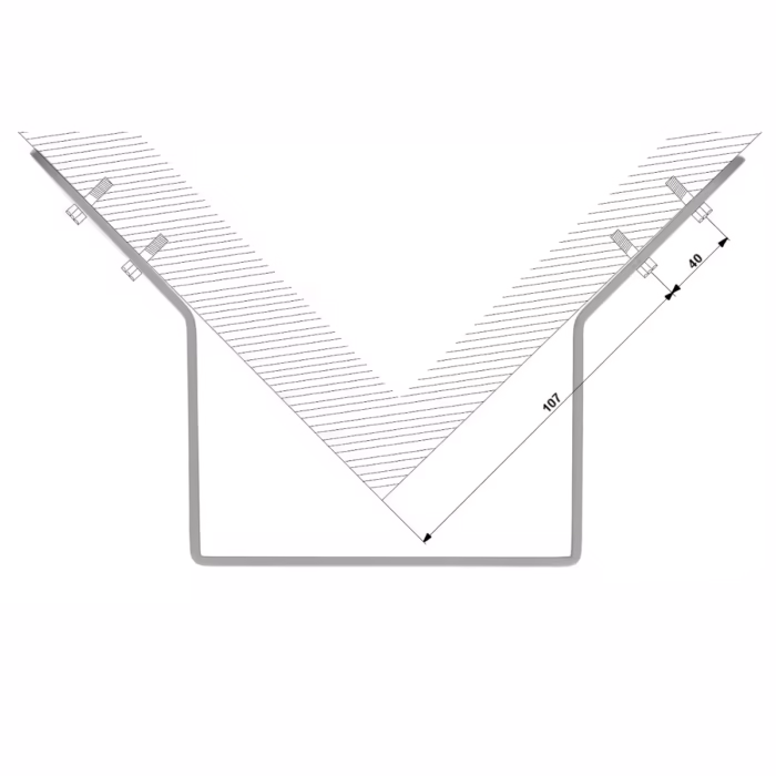 DAHUA PFA151 Corner Mount Bracket монтажен адаптер за CCTV камера при наблюдение около ъгъл на обект