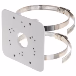 DAHUA PFA152-E Pole Mounting Bracket адаптер за стълб от алуминиева сплав с метални скоби от неръждаема стомана