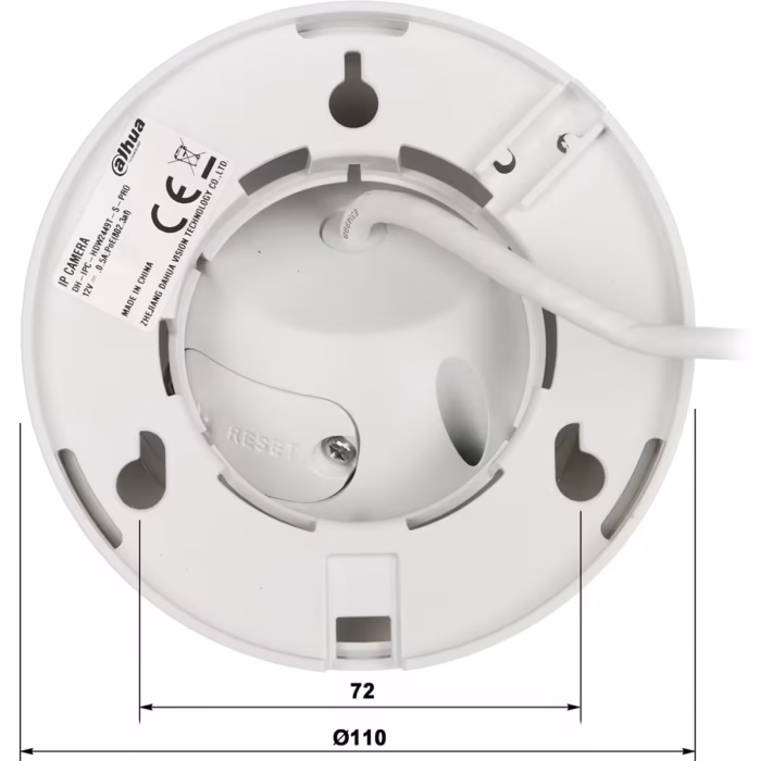 DAHUA IPC-HDW2249T-S-LED-0280B-PRO интелигентна камера с разпознаване на хора и моторни превозни средства