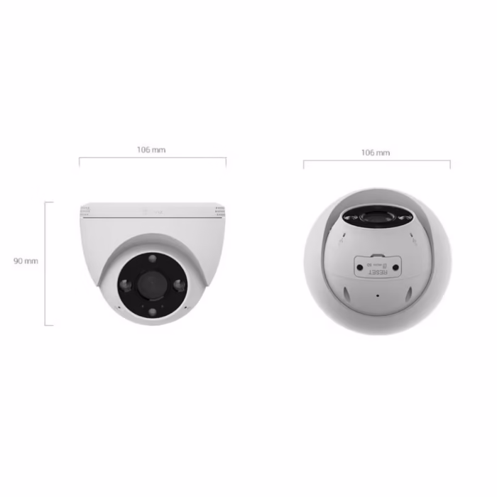 EZVIZ CS-H4 3MP 3WKFL, 2.8mm външна охранителна камера с AI разпознаване на хора и превозни средства