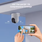 EZVIZ CS-H8c 4mm R100-1K2WKFL външна smart камера с панорамен обзор и автоматично проследяване
