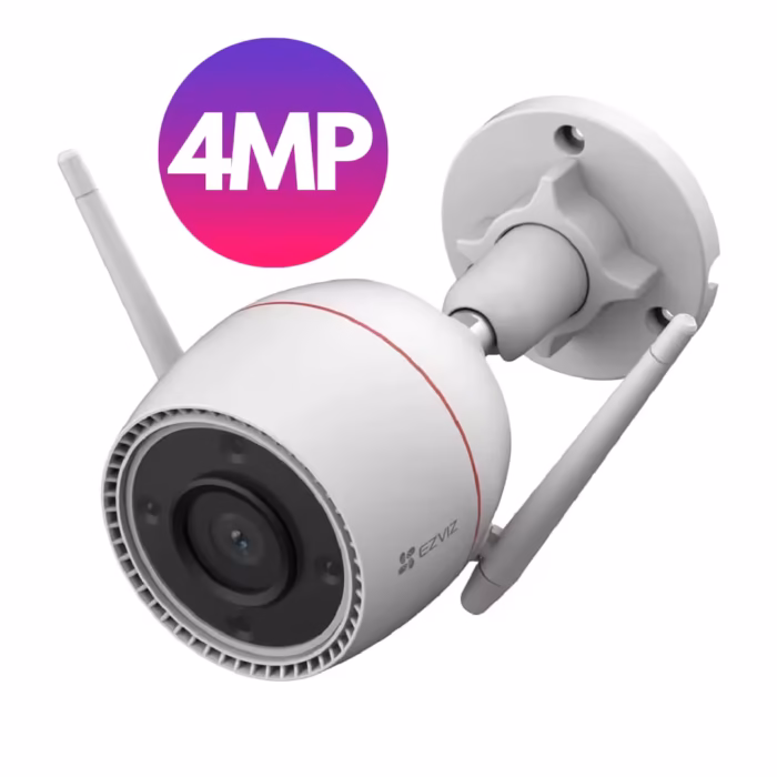 EZVIZ CS-H3c 4MP 2.8mm камера за наблюдение на двор, вход и алея с безжично свързване