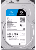 Снимка на твърд диск Seagate SkyHawk 3TB ST3000VX015, 3.5", SATA 6 Gb/s, оптимизиран за 24/7 видеонаблюдение