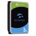 Снимка на твърд диск Seagate SkyHawk 3TB ST3000VX015, 3.5", SATA 6 Gb/s, оптимизиран за 24/7 видеонаблюдение