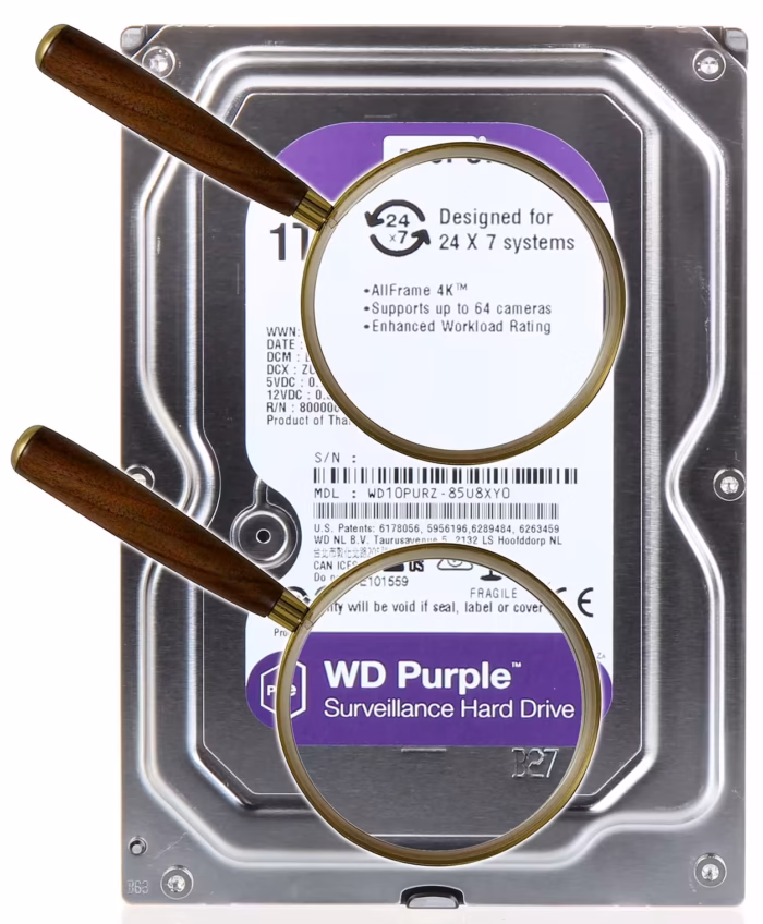 Western Digital 1TB WD10PURZ диск за камери и видеорекордери с оптимизация за постоянен видео поток