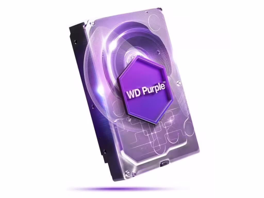 Western Digital WD10PURZ, 1TB, HDD за видеонаблюдение Western Digital 1TB WD10PURZ HDD за DVR и NVR системи с надежден непрекъснат запис