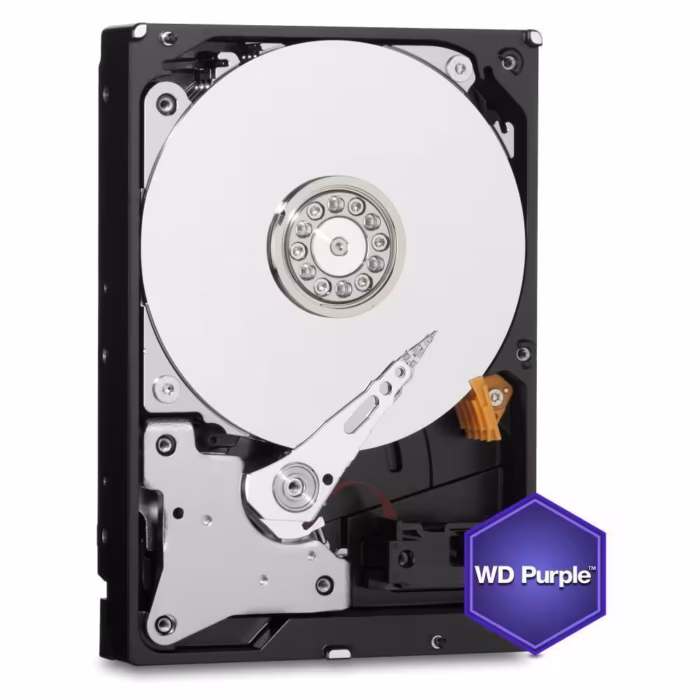 Твърд диск Western Digital Purple 3TB WD33PURZ, 3.5", SATA 6 Gb/s за 24/7 запис в системи за видеонаблюдение
